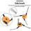 Replacement Kit for  X60 Max Ultra Robot Vacuum,Includes Main Roller Brush,Mop Pad,Dust Bag,Side Brush,HEPA Filter 5