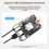For Raspberry Pi 5 PCIE to M.2 E KEY HAT+ PCIe Adapter Card for A/E KEY E KEY Wireless Network Card 10