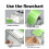 Universal Barcode Label Separator 10-60mm Tag Manual Label Distributor Machine - Thermal Sensitive Sticker Peeling Tool 9