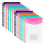 A4 Plastic Wallets, 12 Pack Expandable Document Files with Button for School, Office, Home, Travel 1