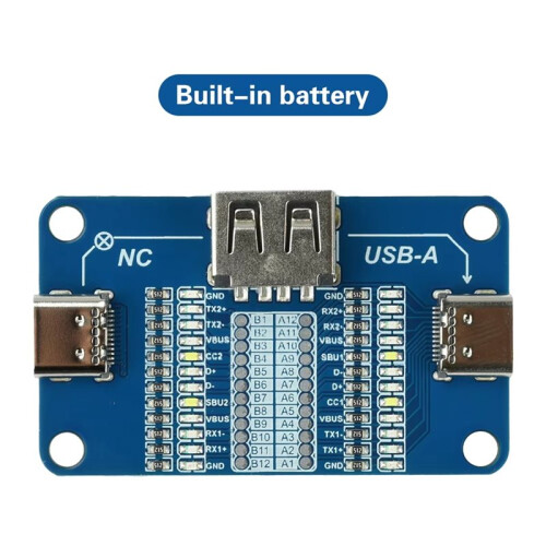 Analyseur de Câble de Charge Rapide Multi-Interface USB A Vers Type C/Type C Vers Type C avec Indicateurs LED 1