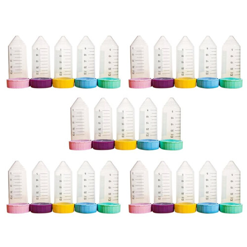 Centrifugrör 25 Ml, 25 Ml Koniska Rör Sterila 25 St, för Polypropen