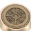 Solid Brass Paperweight for Office Desk - Decorative Rounded  Tool Dark Brown 2