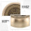 Solid Brass Paperweight for Office Desk - Decorative Rounded  Tool Dark Brown 5