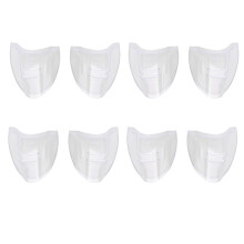 4 Pairs Eye Glasses Side Shields Slip Clear Side Shield for Safety Glasses