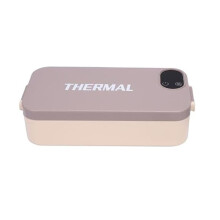 Podgrzewany Lunchbox, Przenośny Podgrzewacz do Żywności z Wyświetlaczem Cyfrowym, 7200 MAh, Akumulatorowy Pojemnik na Gorące Posiłki