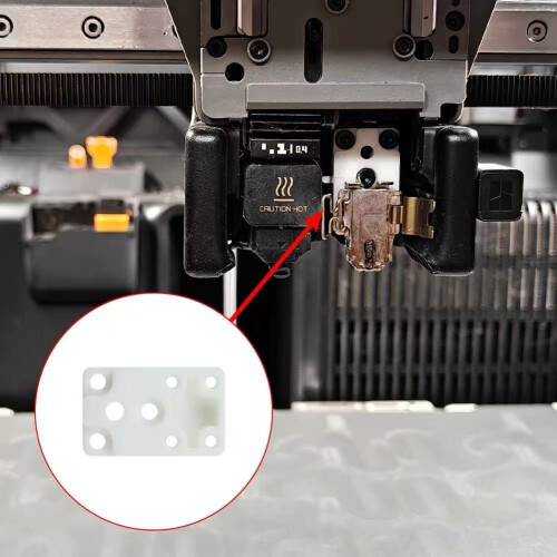 Hotend Mounting Heating Base Assembly for  H2D H2S Extruder Hotend Mounting Base 3D Printer Parts Left 1