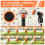 High Pressure Water Hose Sprayers With10 Spraying Patterns Light Weight Rust-Proof Handheld Spraying Tool 8