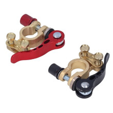 1 Conjunto/2 Peças Conector de Terminal de Bateria para Desconexão Do Terminal da Bateria Do Carro, Clipe para Positivo e Negativo