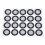 3D Scanning Markers, 200 Pcs 3D Tracking Dots, 12mm ID 19mm OD, High Reflective Reference Point 8