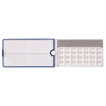 28-Grid Folding Watercolor Palette, Watercolor Paint Tray Box, Paint Box, Painting Tools, Art Supplies C