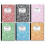 Composition Notebooks, Wide Ruled Paper,190x247mm, Assorted Marble Covers, 6 Per Pack, Different Colors 1
