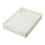 Letter-Size Tray, A4 Plastic Paper Holder File Organizer, Stackable Letter Tray for Office, School, Home Storage White 1