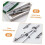 Wear-Resistant Leather Compass Reusable Spring Compass Geometry Compass Screen Door Spring Compass 5