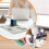 Acrylic Letter Tray Paper Organizer, Transparent Desktop Organizer Tray Stackable Desktop Accessory Tray 5