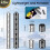 2 Pack Weekly Pill Organizer 2 Times A Day, Portable Small Pill Case Keychain Pill Holder for Travel 8