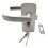 Double-Sided Handle Glass Door Lock for Frameless Glass Doors, Easy Installation Left Open 1