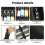 Zippered Key Case Organizer Waterproof Key Binder with 24 Hooks and Tags Portable Key Storage Book 3
