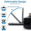 Super Bright LED Garage Light with 5 Adjustable Panels, E27 Screw Socket for Industrial Use 5