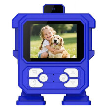 Appareil Photo pour Enfants 48 MP, Imprimante Thermique Haute Définition, Double Caméra HD, Zoom 16x, Vidéos Ultra HD 1080p C
