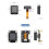 Waveshare 0.85inch ScreenKey Module Mechanical Keyboard Screen Button 128x128 Resolution for Raspberry Pi /ESP32 /RP2040 Black 9