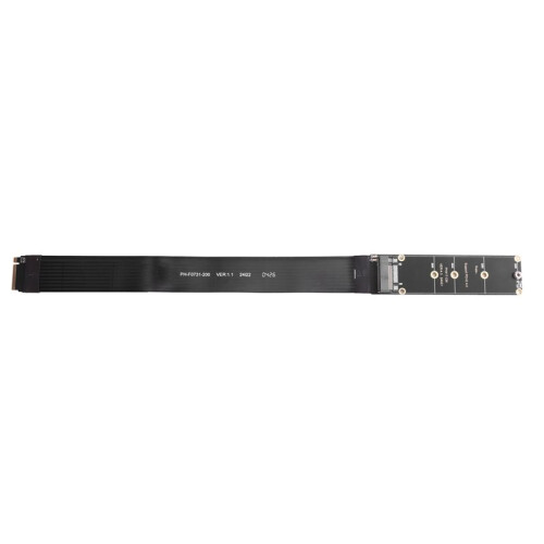M.2 NVME Extension Cable for SSD  Card PCI-Express 4.0X4M Key Extender Cable for Solid Drive Riser Card L Shaped