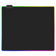 RGB Gaming Mouse Pad LED Light Keyboard Cover Desk Mat Colorful Mouse Pad Waterproof Multi-Size PC Computer with Backlit