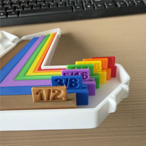 Paper Crafting Alignment Guide Set with Case, 7 Pcs Color Coded Size Tabs for Card Making 2