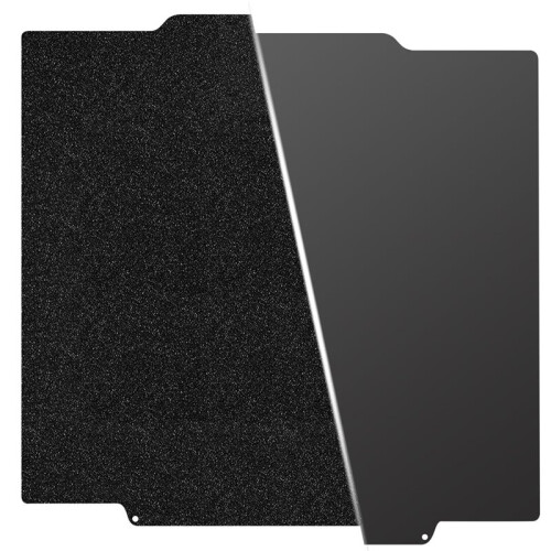 Dual-Textured and Smooth PEI Build Plate Sheet Heated Bed Platform for Flashforge Creator 5/5 Pro 3D Printer Accessories