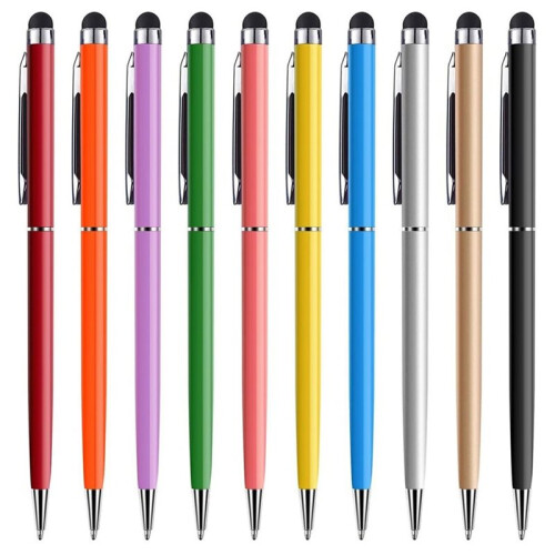 10 Pieces Multi-Pack Universal Drawing Stylus Pens, High Sensitive Capacitive Touch Pen for Phone Tablet