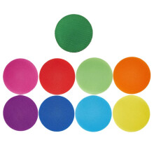90pcs Spot Markers 4" Carpet Dots Hook and Loop Design for Classroom Seating, Rug Circles in 9 Bright Colors