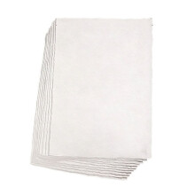 20 Sheets Watercolor Paper 6x8 Inch, Deckled Cotton Paper, Rough Textured Handmade Paper for Painting & Crafts