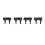 10PCS Nozzle Brush for FLASHFORGE Creator 5/Creator 5 Pro Nozzle Cleaning Brush 3D Printer Accessories 3