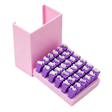 New Alphabet Stamps Set for Clay Pottery, Polymer Clay, DIY Cookie Stamps - Capital Letters & Numbers
