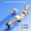 6Pack Tool Free Shielded RJ45 Cat 8, Cat8 Field Termination Plug, Cat8 Connector, Cat8 Plug 4