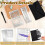 3Pcs Metal Planner Stencil Bookmark for Bullet Journal Planner Ruler Record Templates for DIY 2