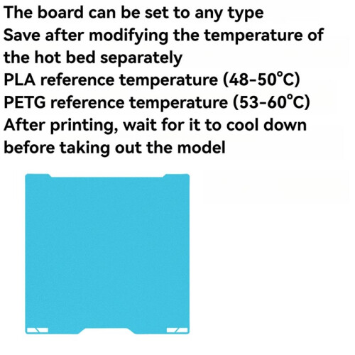 Stabilized Print Bed for Bambu Iab H2C A2L Build Plate 3D Printer Accessories,Suitable for PLA/PETG 1