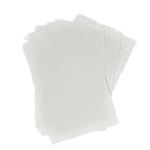 20 Folhas de Papel para Aquarela 6x8 Polegadas, Papel de Algodão com Borda Deckled, Papel Artesanal Texturizado para Pintura e Artesanato 1