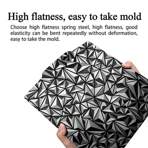 Double Sided Build Plate PEO Flake Debris Sheet Flexible Platform for Flashforge Creator 5/5 Pro W/4pcs Silicone Cover 2