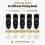 5Pack Hotend Nozzle Kit with 0.2/0.4/0.4/0.6/0.8MM for  H2D/H2S/H2C Combo/X2D/P2S/A1/A1mini 3D Printer 3