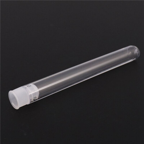 Provetta Da Laboratorio Nel Plastica Trasparente Da 600 Pezzi Con Tappo 12X100mm 2