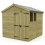 8 x 8 Apex Shed Tanalised (Double Door, With Windows) 2