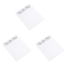 3X Note Adesive Divertenti, Blocco Note con Elenco di Cose da Fare Cancelleria Divertente, Forniture per Ufficio, Etichette per Notebook, Note Adesive