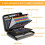 2X Fireproof File Organizer with Lock, Hard-Shell Case Fireproof Document Box with 13 Accordion File Folder 9