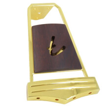 Ponte Trapezoidal de 4 Cordas para Guitarra Jazz Archtop, Substituição Na Cor Dourada