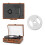 Adaptador Universal de Vinil de 45 RPM para Toca-Discos de Vinil de 7 Polegadas (Branco), Conjunto de 5 Peças 6