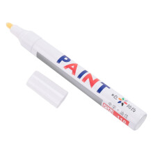 1 White Permanent Car Tyre Tire Metal Paint Pen