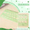 Green Plastic Circles Squares Hexagons Geometric Template Ruler 0-20cm 5