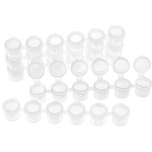 20 Strips 120 Potten 5 Ml 6 Kopjes Lege Verfpot Podstrips Verfstrips Kunst en Handwerk Plastic Opslagcontainers