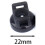 10pcs 22mm Magnetic Base Fixed Cable Tie Holder Saddle Shaped Multipurpose Magnetic Cable Holder with Cable Ties 6